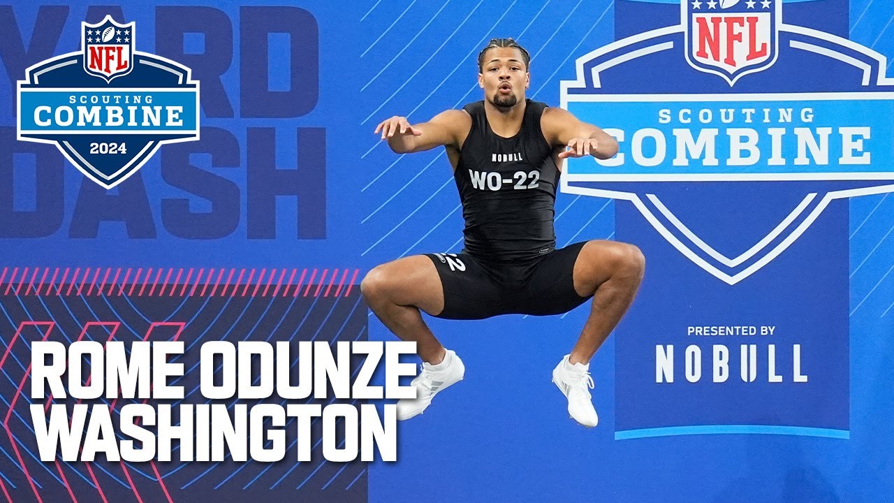 Rome Odunze 40-Yard Dash Time at 2024 NFL Combine: Full Breakdown