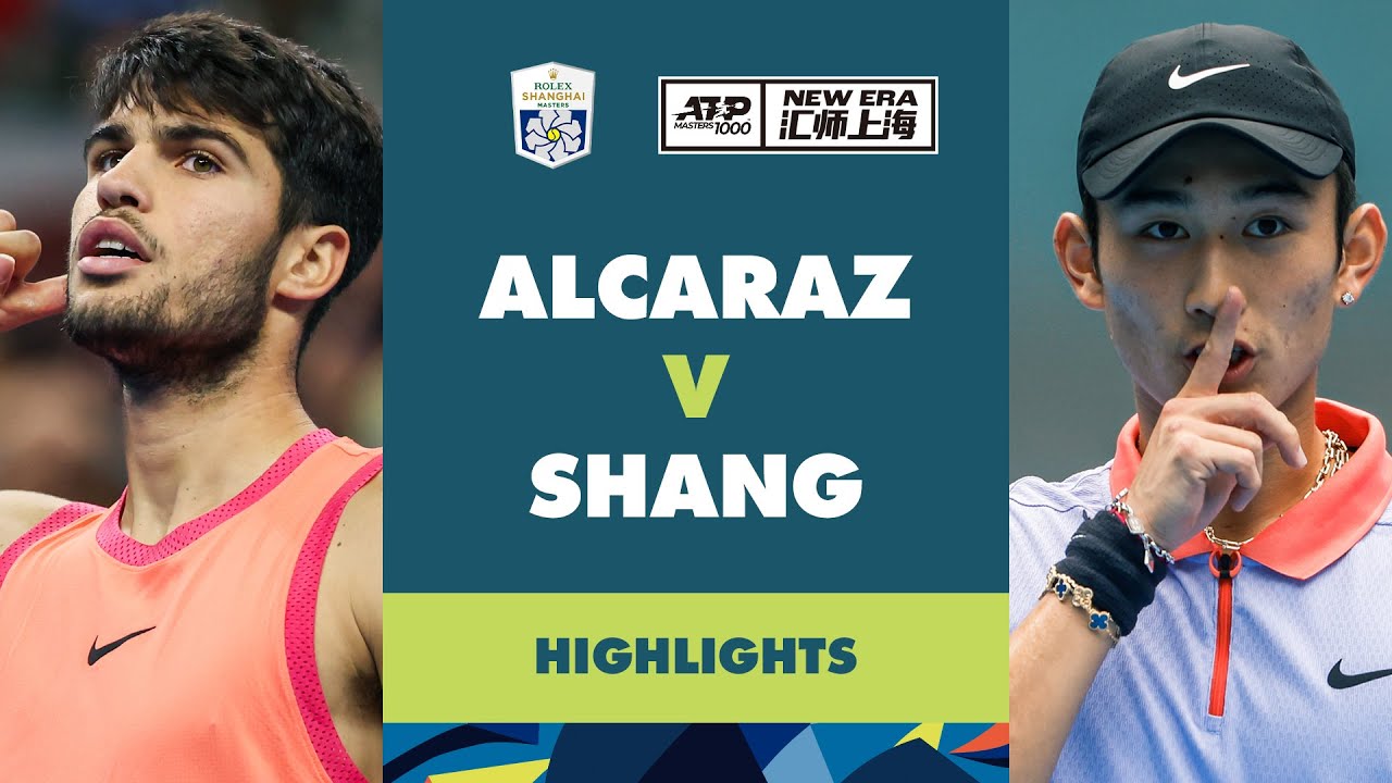 Carlos Alcaraz vs Shang Juncheng: Head-to-Head in ATP Shanghai 2024