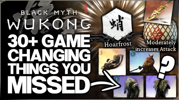 All Chapter 3 Gear Items and Hidden Secrets in Black Myth Wukong