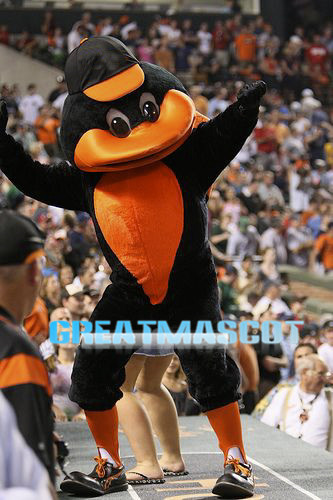 Authentic Orioles Mascot Costume for Fans & Collectors