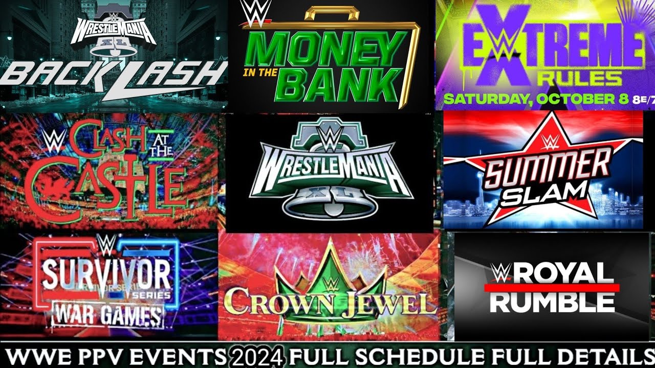 Complete Guide to WWE Pay-Per-Views in 2024: Schedule, Dates & Locations