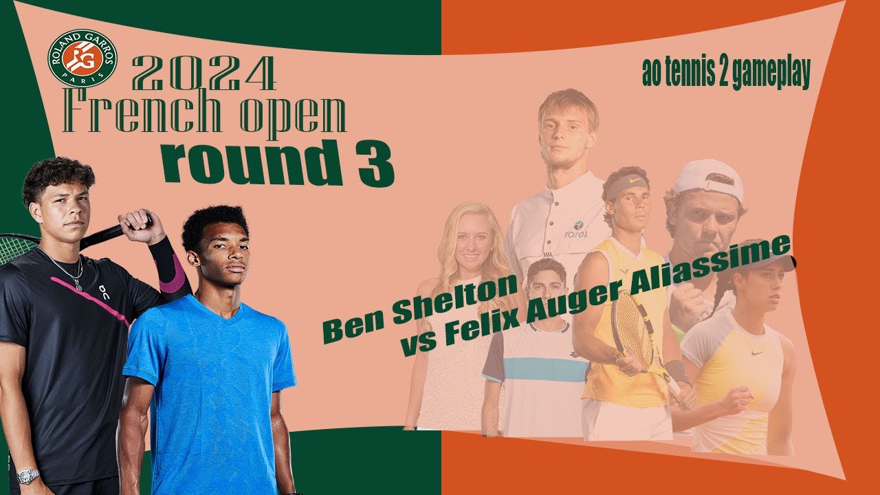 Felix Auger-Aliassime vs Ben Shelton: French Open 2024 Round 3 Clash