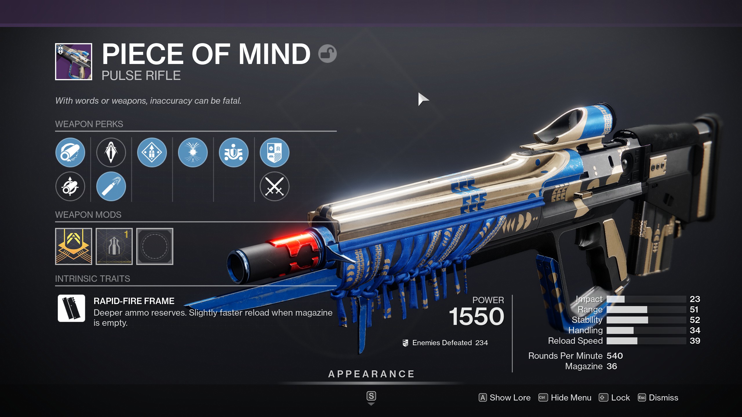 How to Get the Perfect Piece of Mind God Roll in Destiny 2