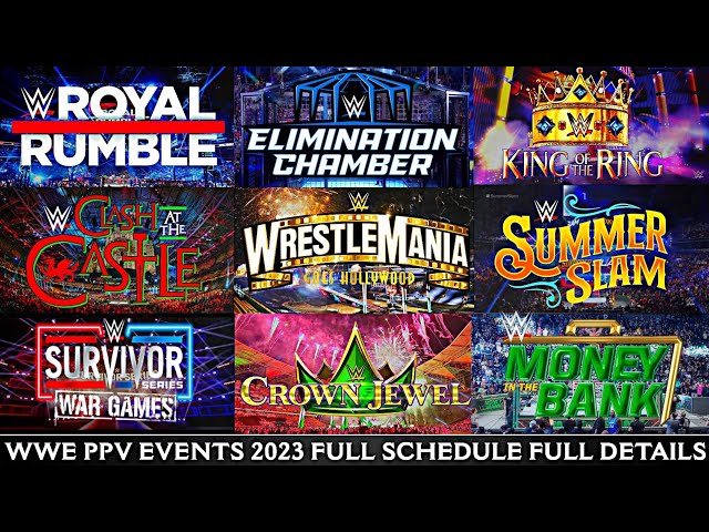 WWE Pay-Per-View Schedule: The Complete List of Events and How to Stream Them