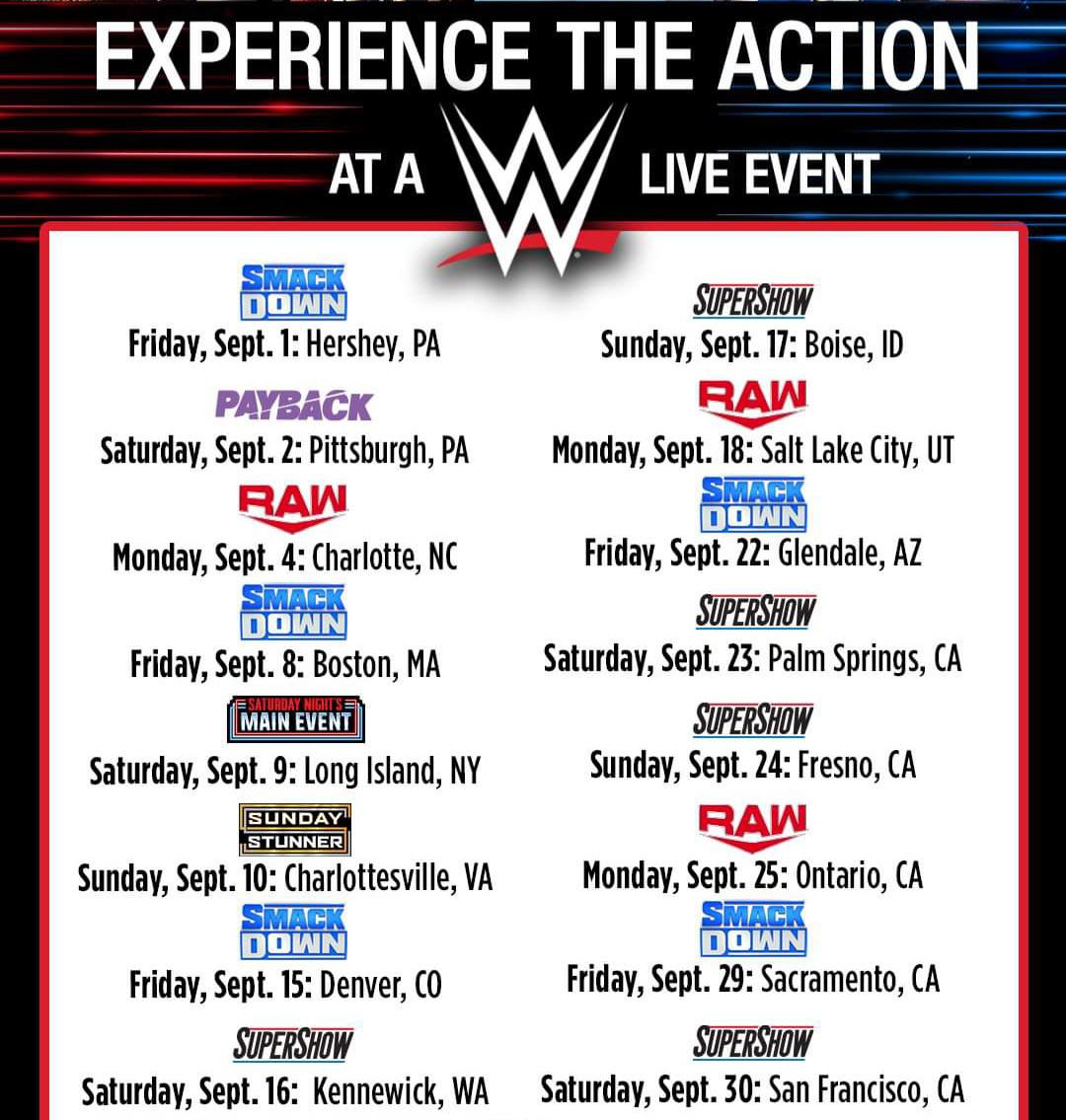 WWE Pay-Per-View Schedule: The Complete List of Events and How to Stream Them