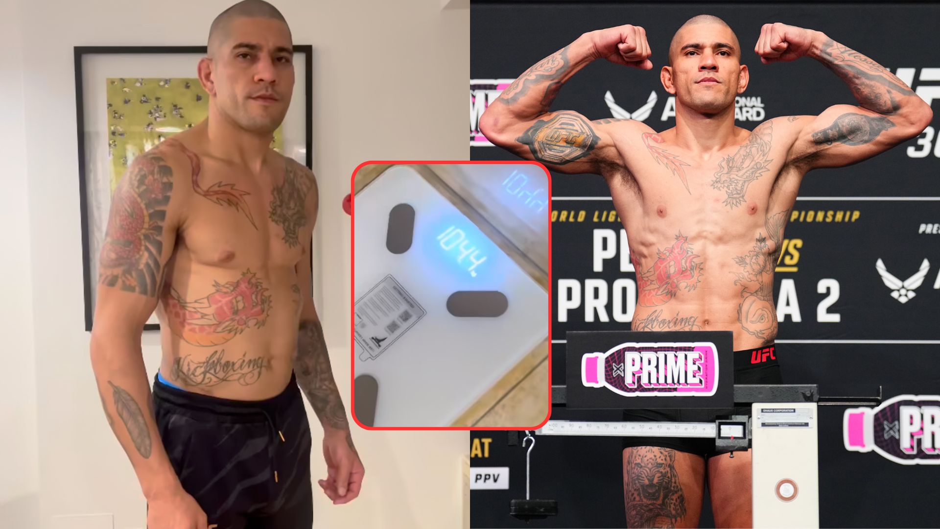 Alex Pereira Walk Around Weight: The Truth Revealed