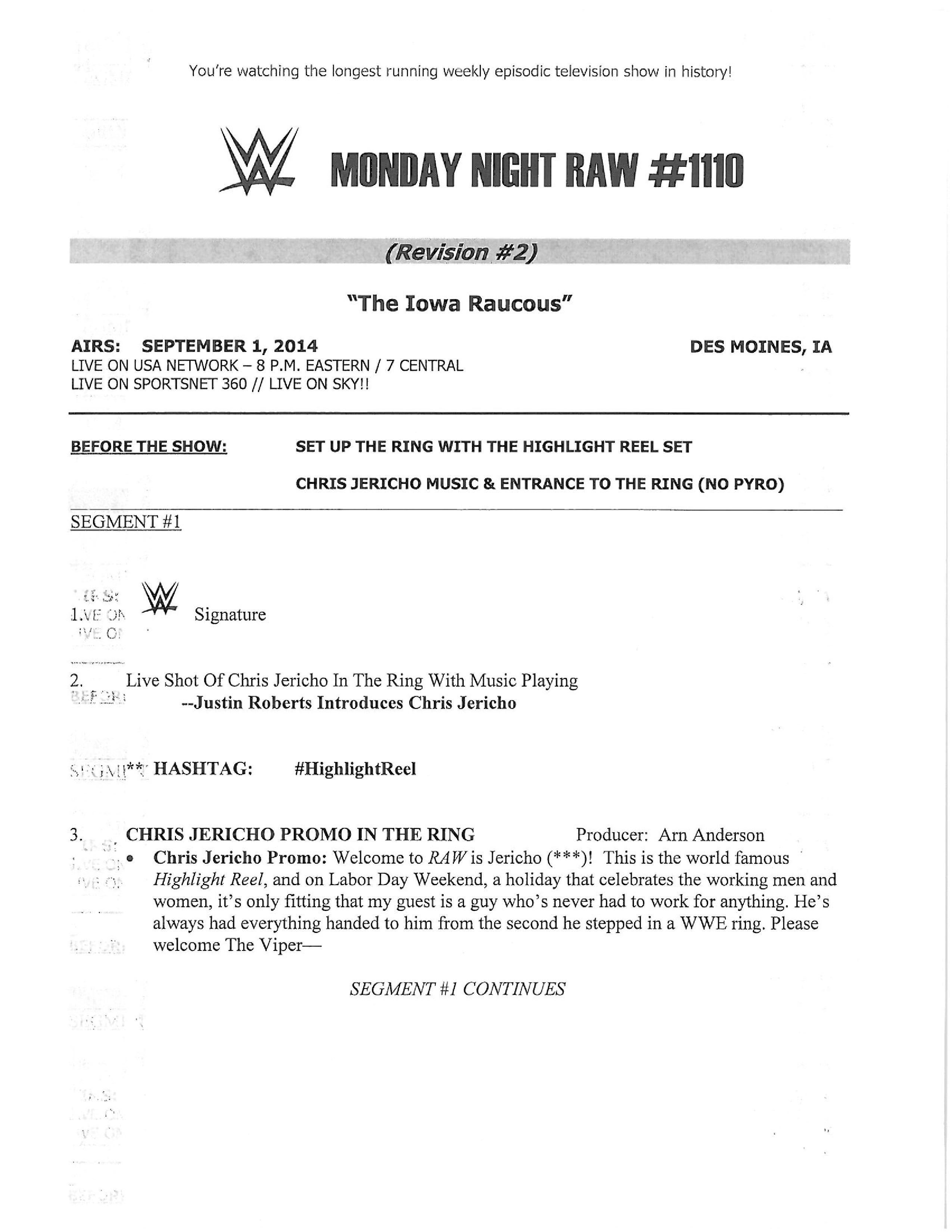 Did WWE Script Leak Online? Heres What We Know So Far