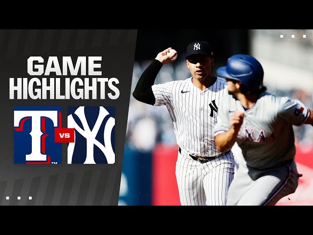 Inside the Numbers: Yankees vs Texas Rangers Player Performance