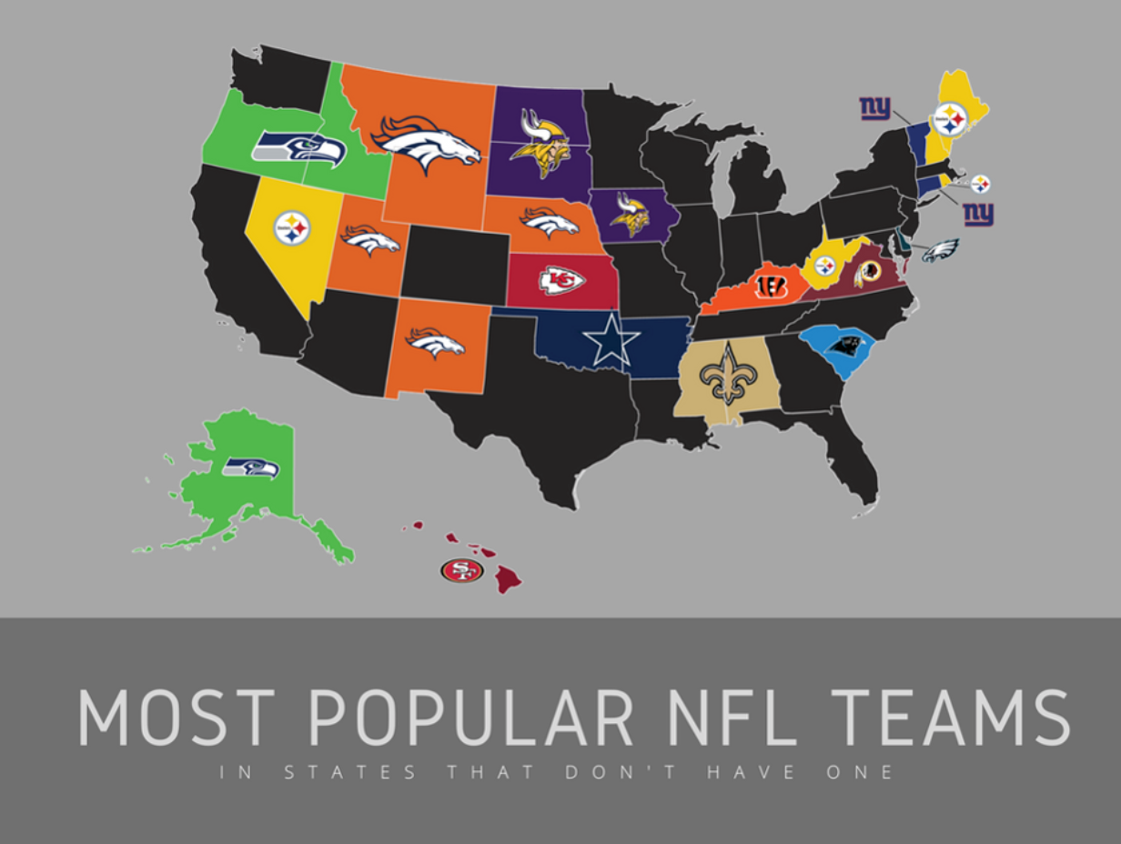 Is Your State NFL-Free? Check What States Dont Have an NFL Team