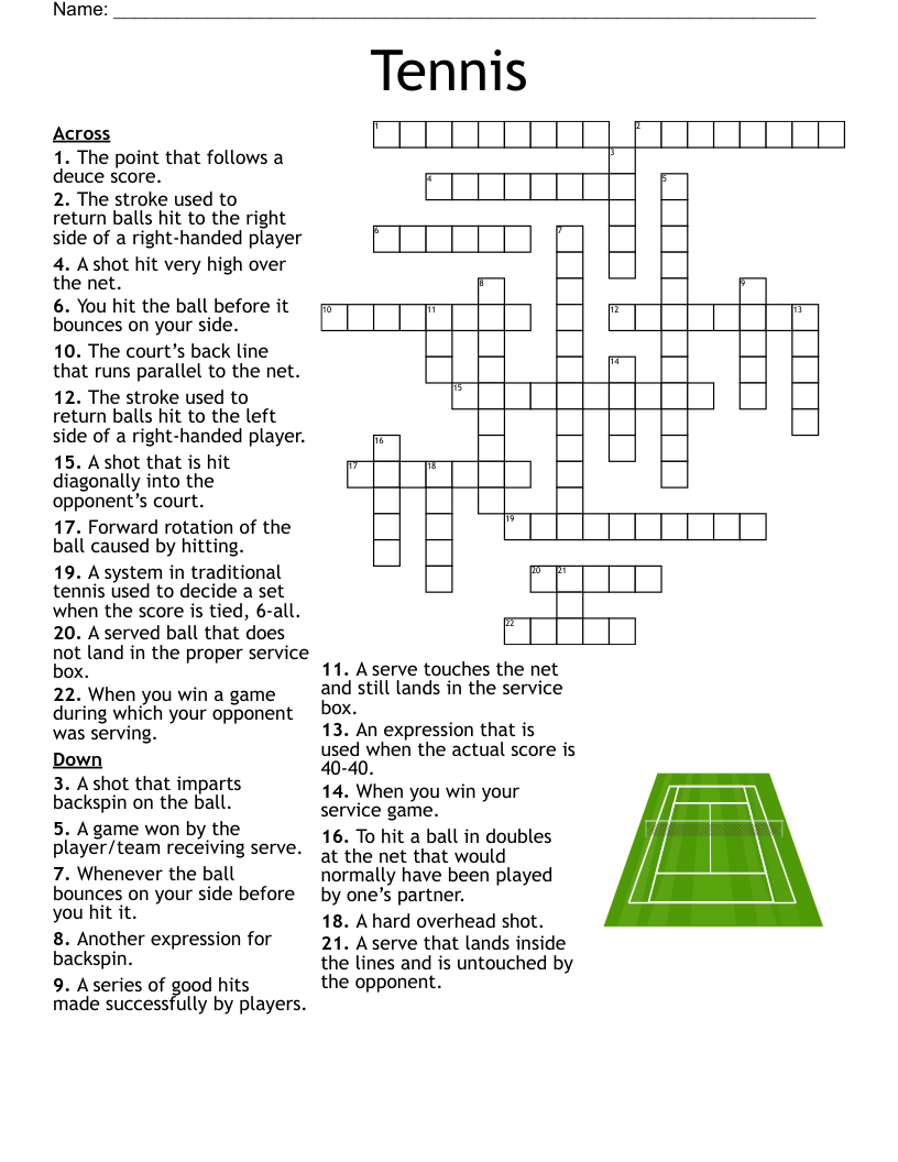 Tennis Lendl Crossword Hint Solved - Quick Tips and Common Answers