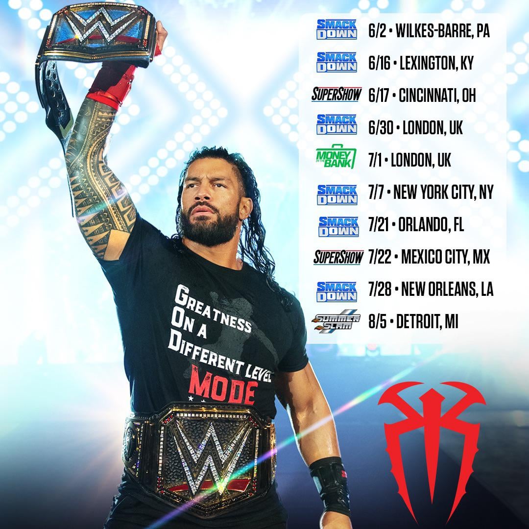 Roman Reigns Schedule Uncovered Where to Catch Him Next