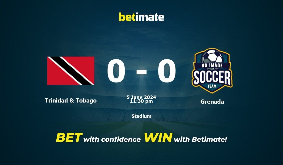 Trinidad and Tobago vs Grenada Prediction: Check Out the Odds and Make Your Pick