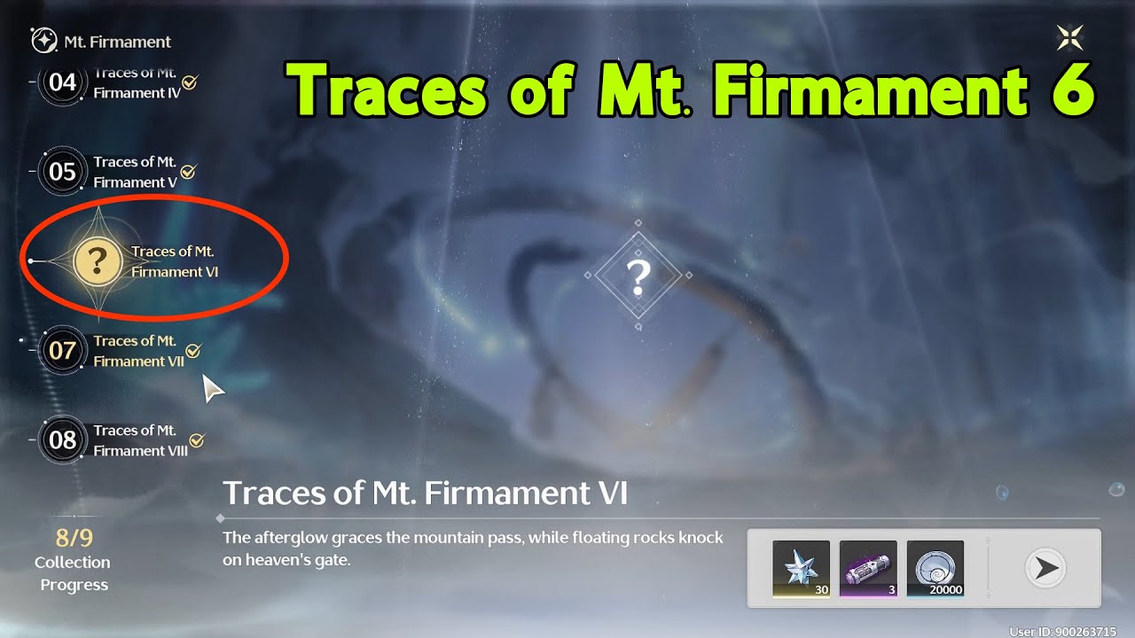 Explore the Mysterious Traces of Mt Firmament VI Now