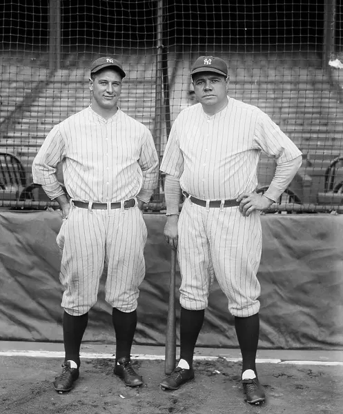 Where can I find a picture of Lou Gehrig and Babe Ruth (easy tips)