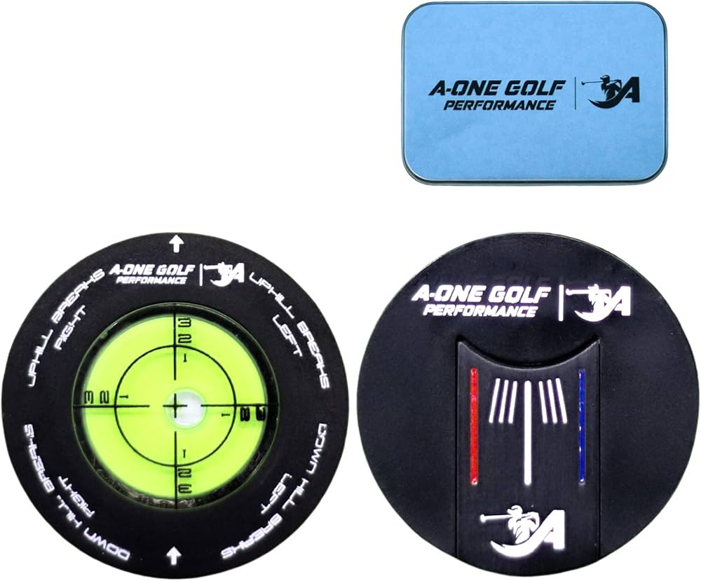 Level Up Your Golf Game with a Ball Marker with Built-in Level