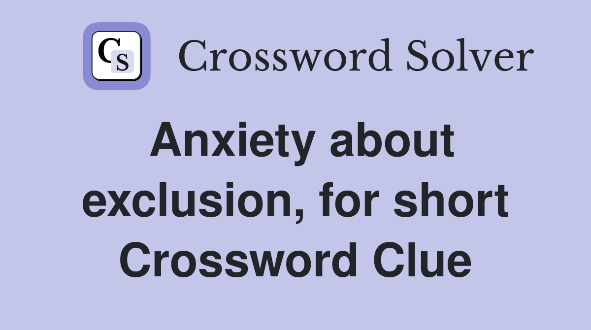 Exclusion Crossword: What is it and how to solve it?