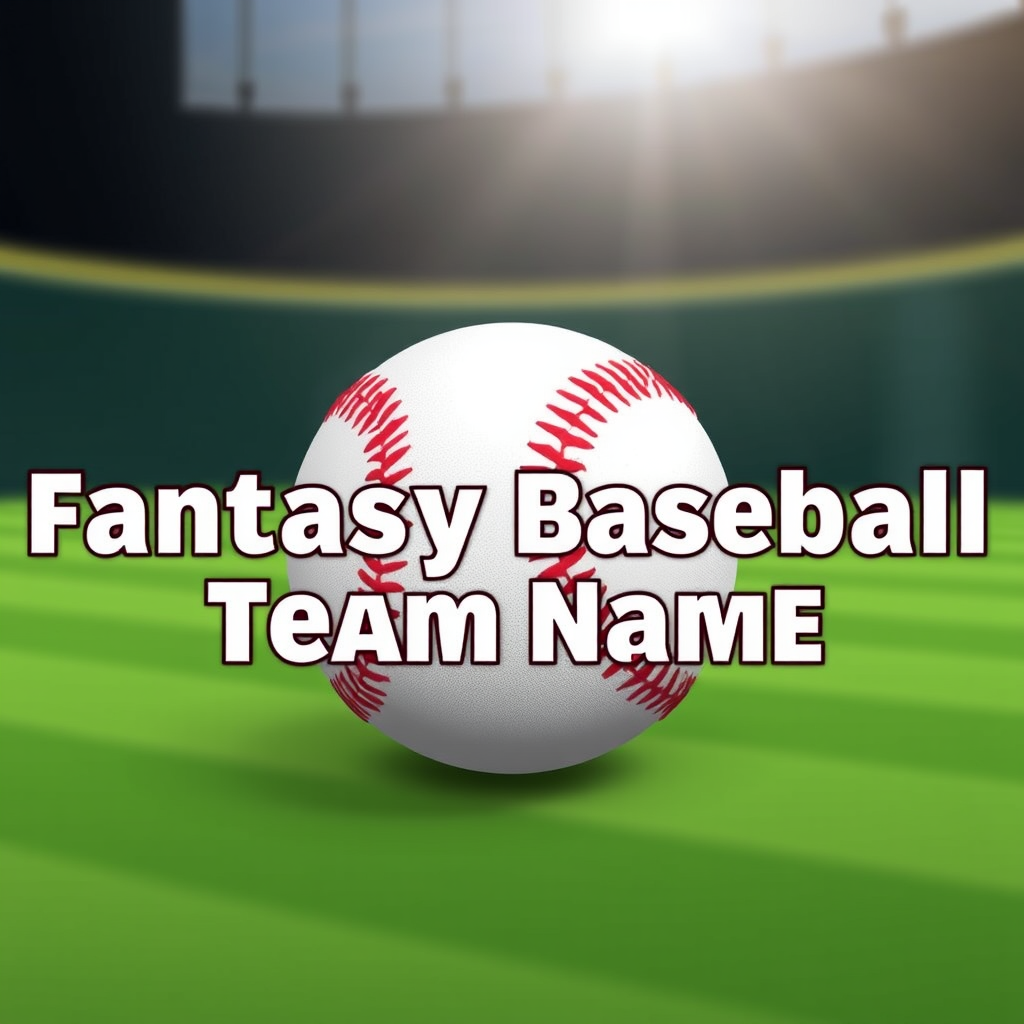 Fantasy Baseball Team Names Generator: Create Funny and Unique Team Names Instantly!