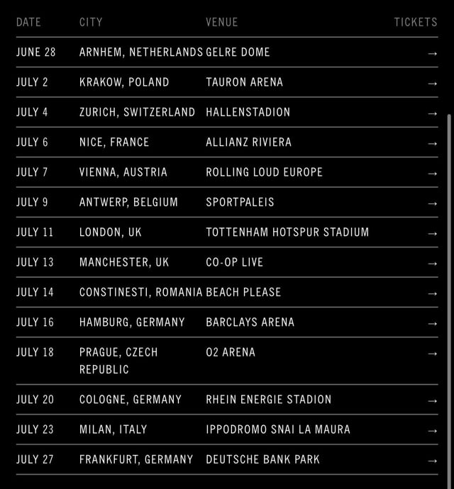 Travis Scott Germany Utopia Tour: Will He Add German Dates?