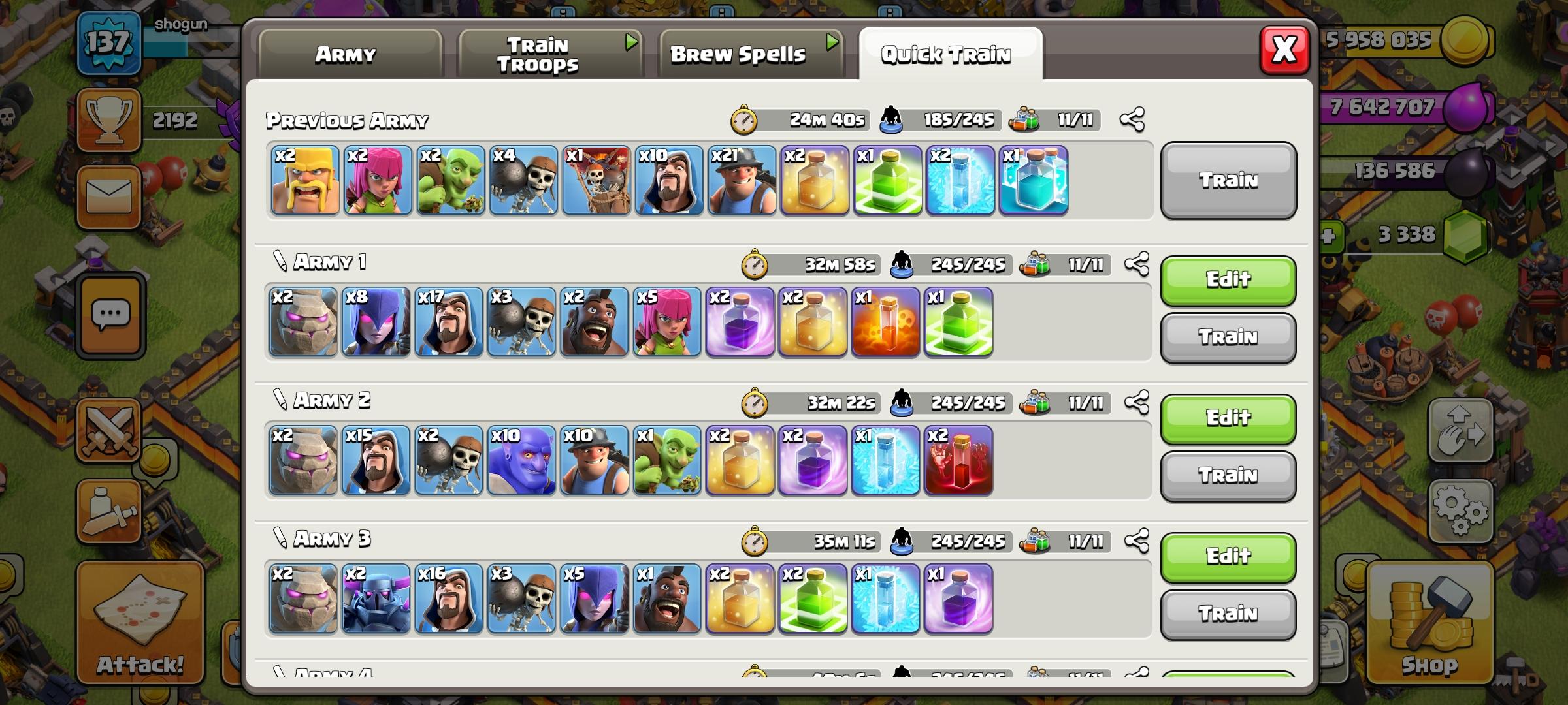 Ultimate Clash of Clans Town Hall 11 Army Compositions