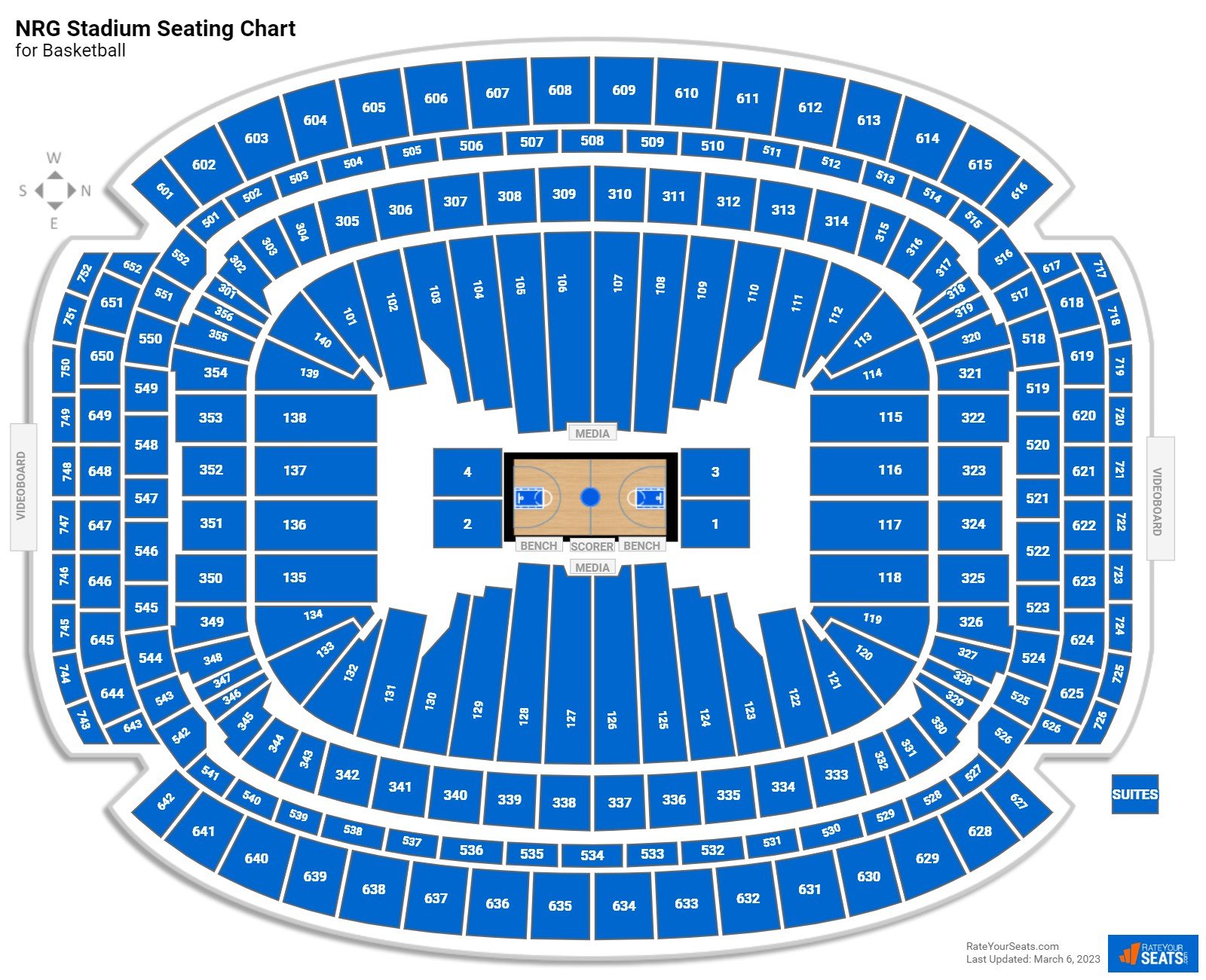 See It All: Exploring the Seating Chart at Reliant Stadium