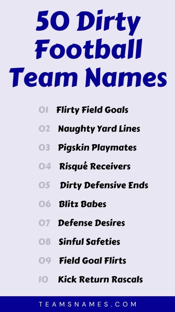 nsfw fantasy football names 2023: Get ready to laugh with these dirty team names for your fantasy league!