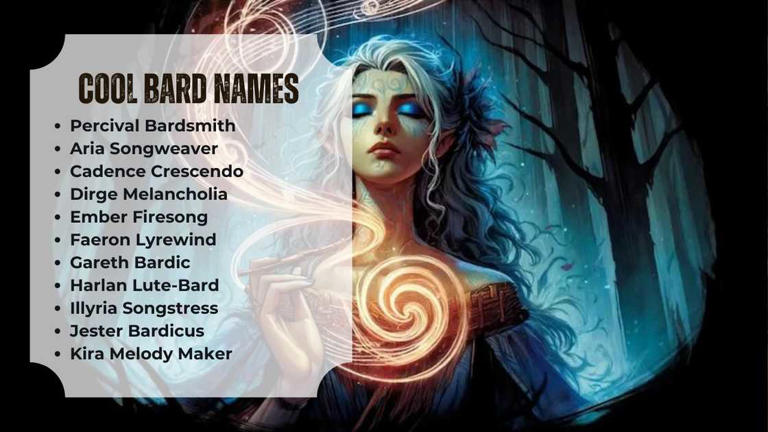 Cool Bard Names List: Find the Perfect Name Here