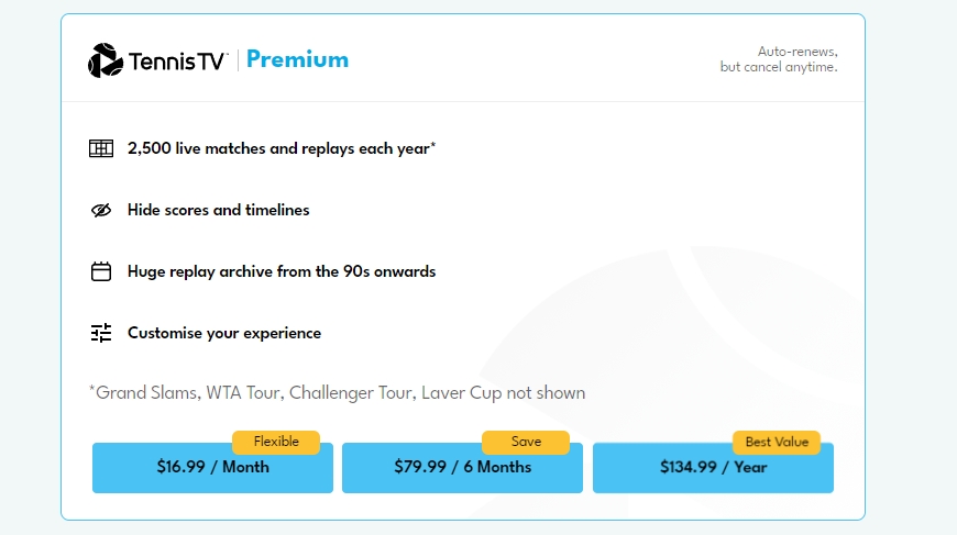 Compare Tennis TV Pricing: Is It Worth It? See What You Get!