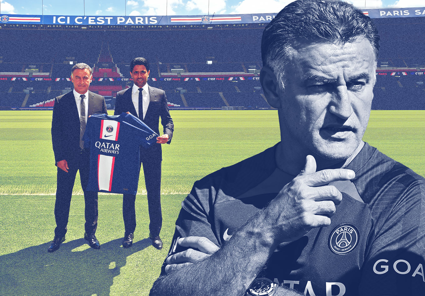 PSG Coach: Christophe Galtiers Tactics and Player Management.