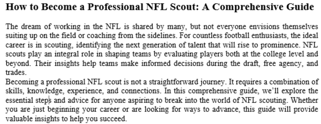 How Do I Become a NFL Scout? Learn the Easiest Ways Here!