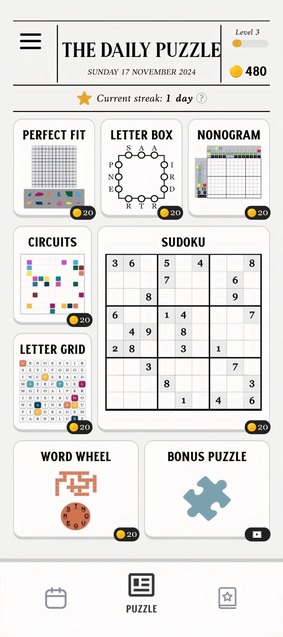 Daily Giveaway Crossword: New Puzzles Every Day, New Chances to Win!