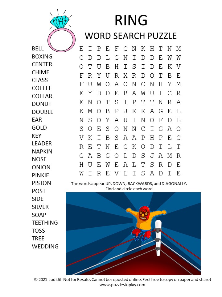 Ring the Bell Word Search Fun! Easy Puzzles to Play Now