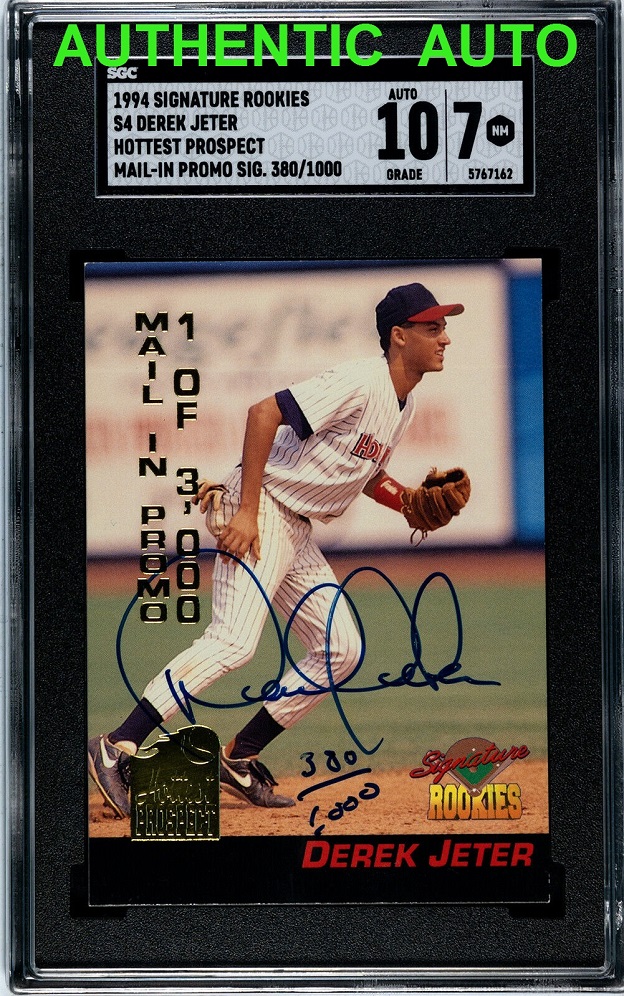 Derek Jeter Signed Rookie Card:  Real or Fake? Learn how to tell the difference now!