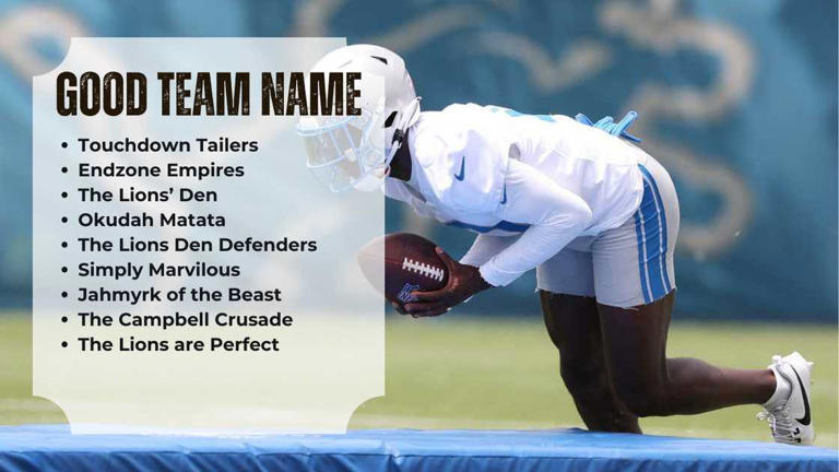 Detroit Lions Fantasy Team Names: Dominate Your League With a Unique Name!