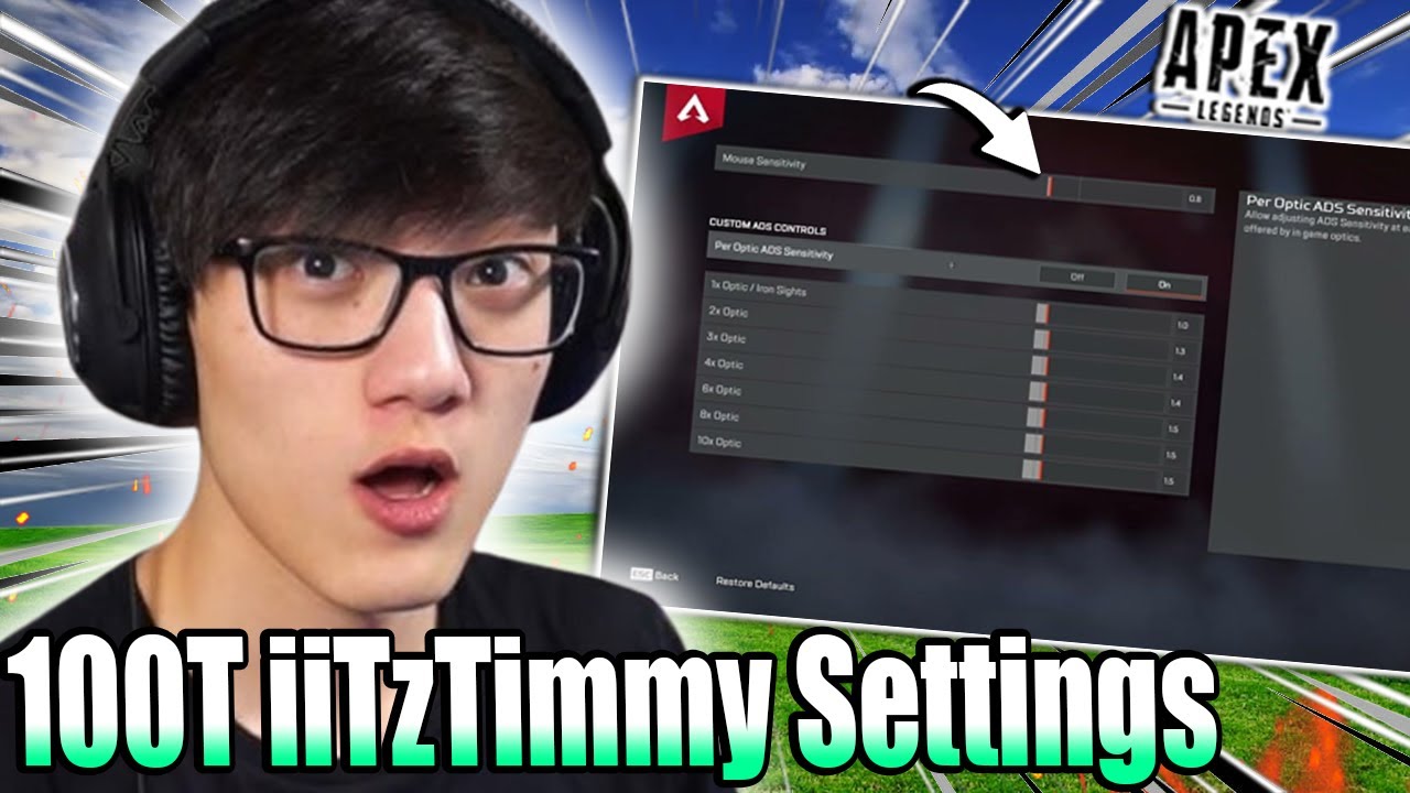 iitztimmy Apex Settings: Wanna Play Like Him? Copy These!