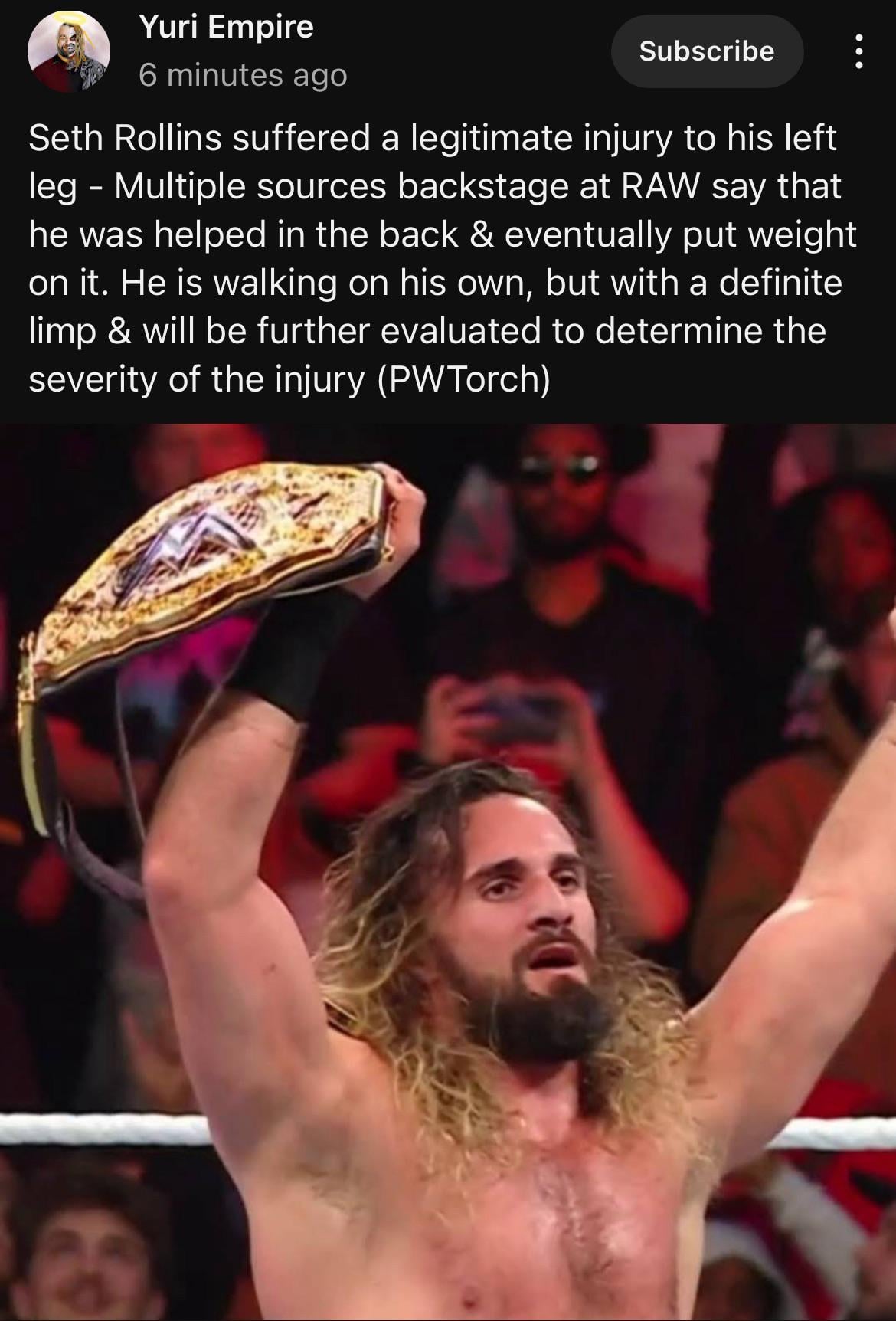 Seth Rollins Injured: Fans Worry About WrestleMania!