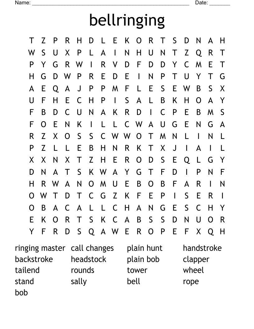 Ring the Bell Word Search Fun! Easy Puzzles to Play Now