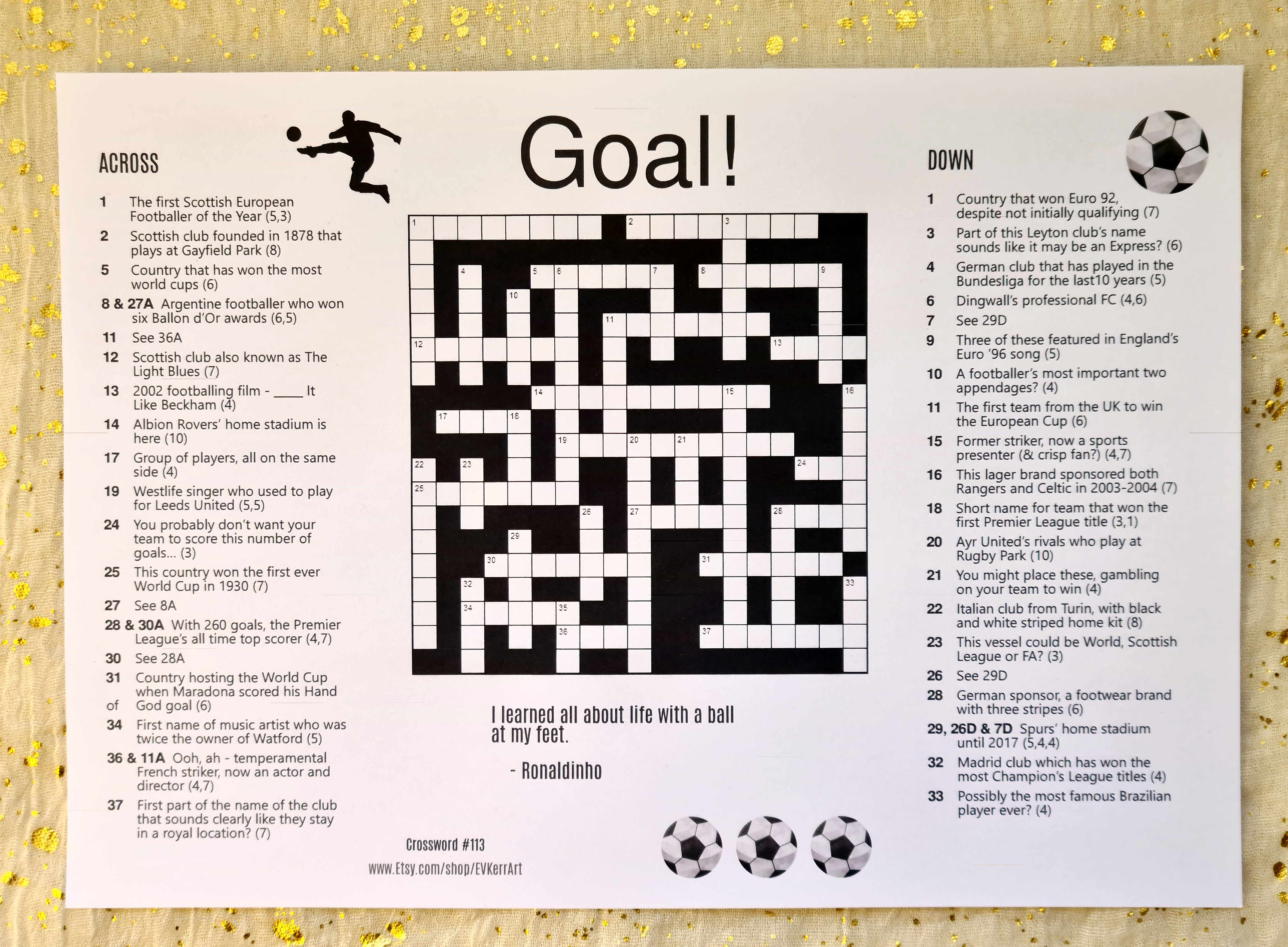 Home to FC Barcelonas Archrival Crossword: Clues and Solutions, Beat the Hardest Soccer Quiz!