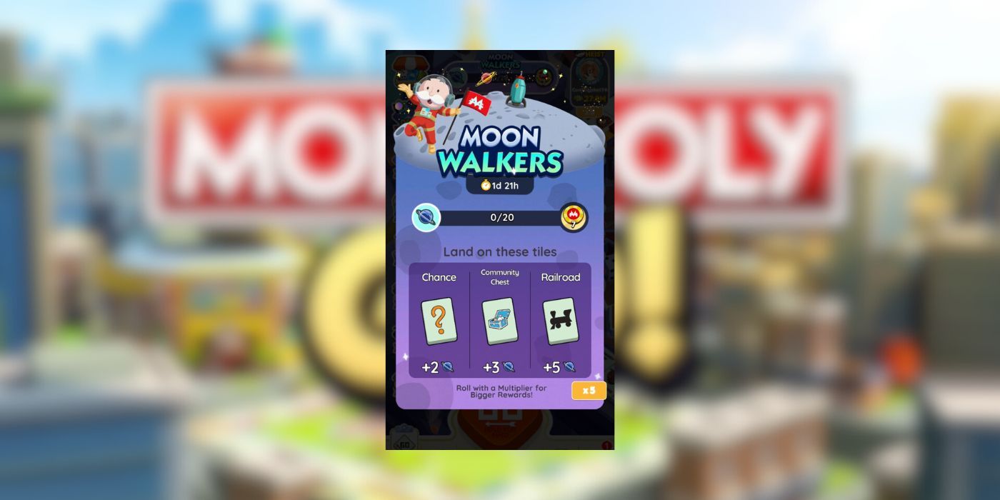 Complete Moon Walkers Milestone List for Monopoly GO.