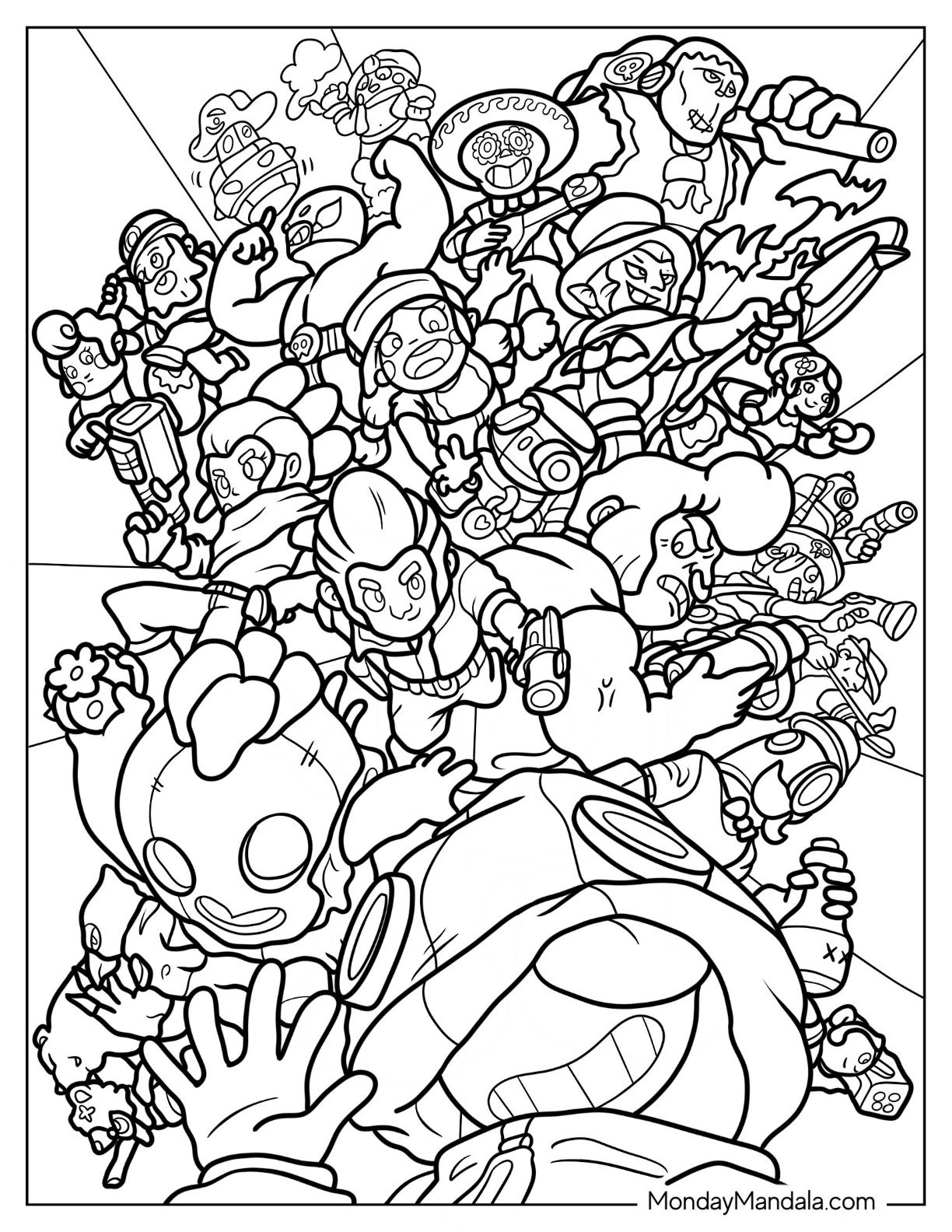 Best Brawl Stars Buzz Coloring Pages:Top Picks for Fans!