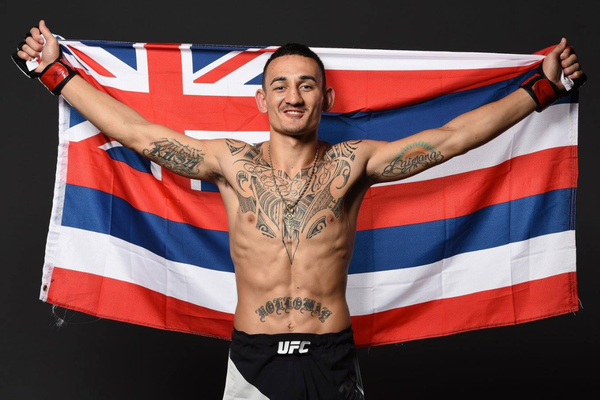 Discover the flag! What flag does Max Holloway carry and why?