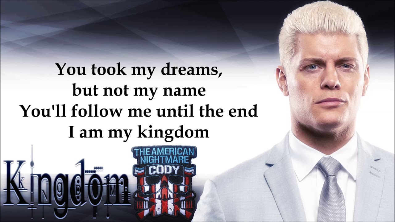 Cody Rhodes Lyrics: Check Out the Words to His Entrance Theme!