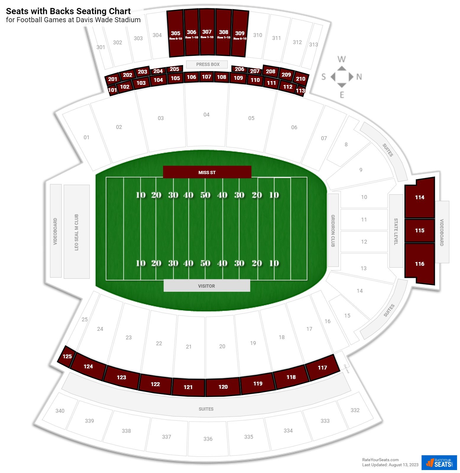 Need a Davis Wade Stadium Seating Map? Your Quick Seat Finder!