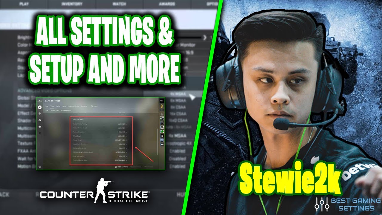 Dominate the Game: Use Stewie2k CS:GO Settings for Success!