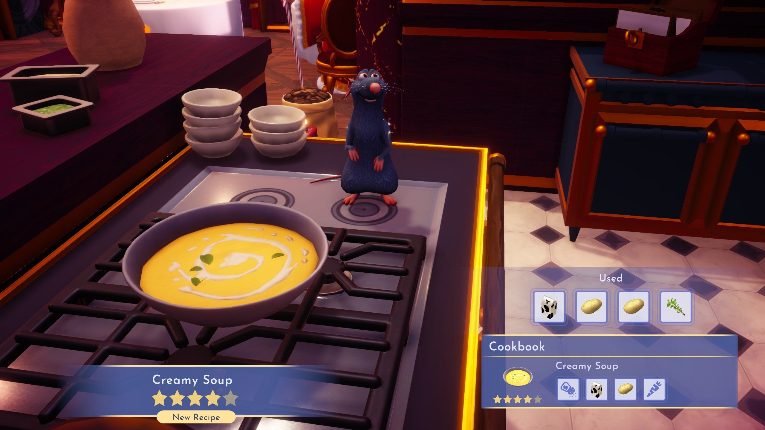 Dreamlight Valley: How to cook perfect Creamy Soup and top secret.