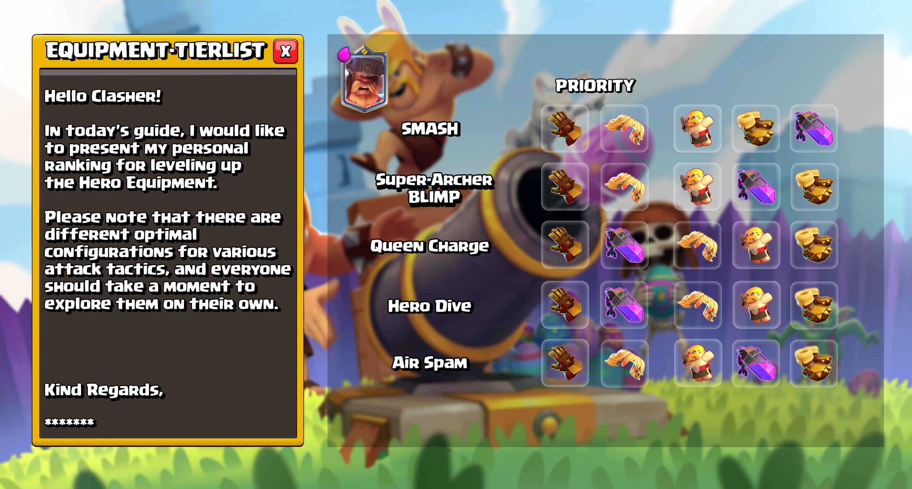 Clash of Clans Hero Gear: Whats the Best Equipment to Use?