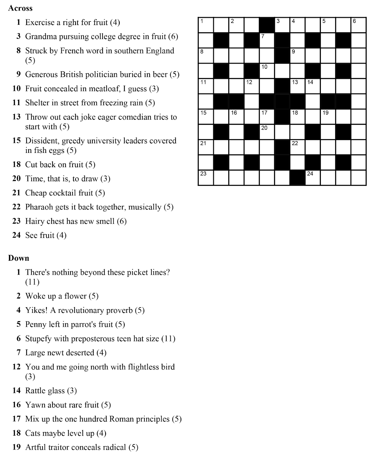 Unadulterated Crossword Help: Tips and Tricks for all levels.