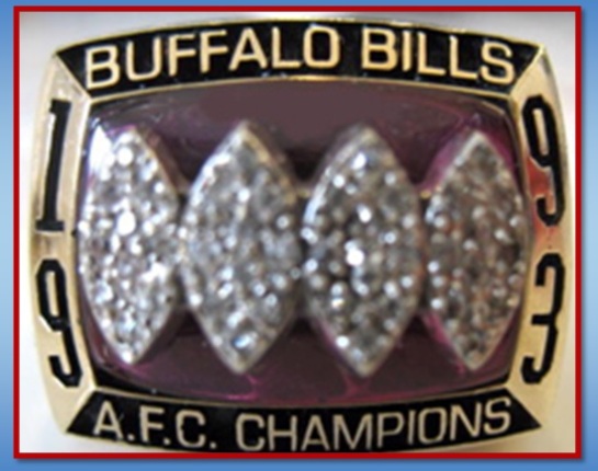 Amazing Bills AFC Championship Rings,Celebrate the big win.