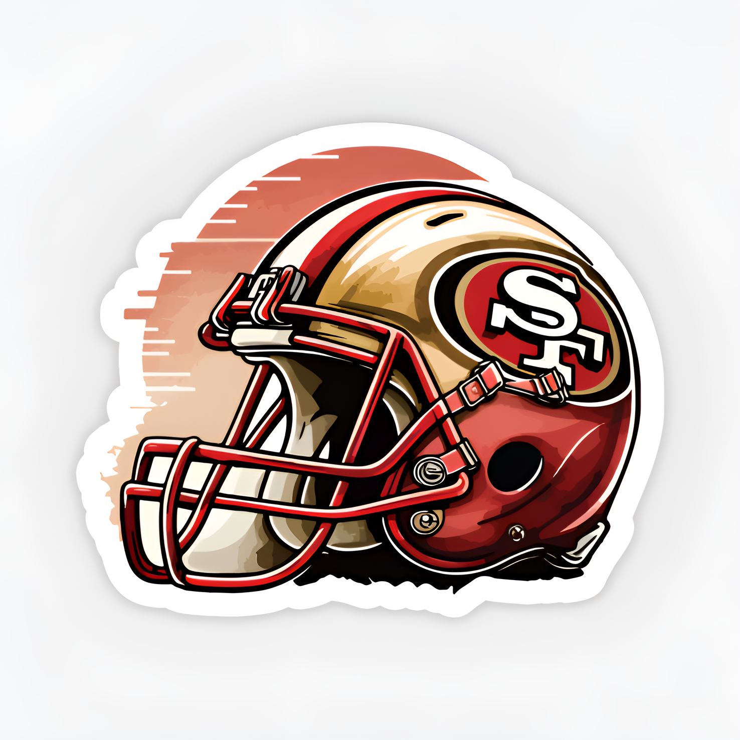 Get your 49ers helmet stickers: Show your team pride!