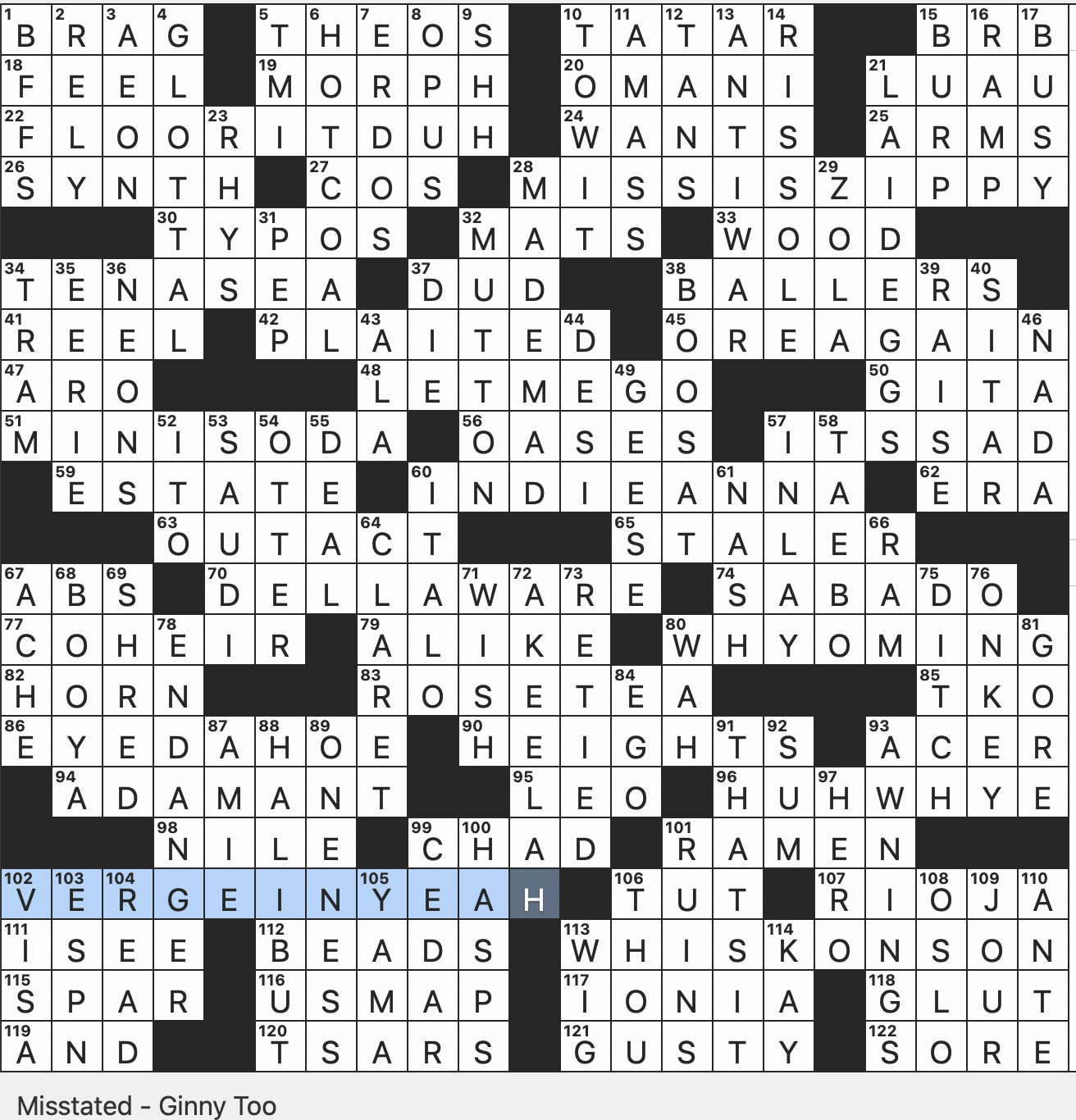 Confused by NYT Crossword? BeatAll Over Again Today!