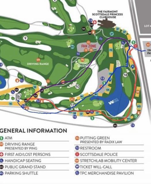 Waste Management Phoenix Open Map: Dont Get Lost on the Course.